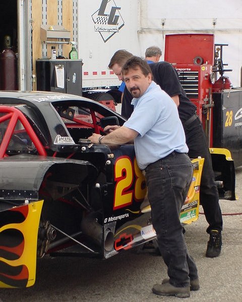 Lou Gigliotti Working On His Car