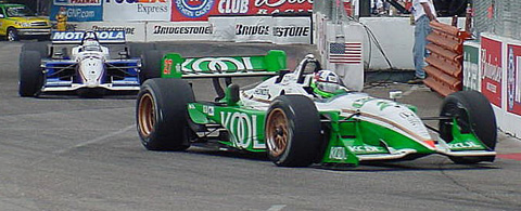 Dario Franchitti Ahead Of Michael Andretti