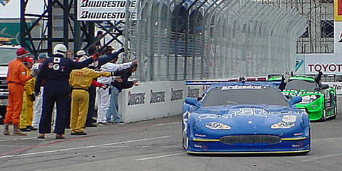 Paul Gentilozzi Waves To Crowd As Winner