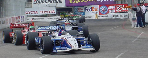 Michael Andretti Waves To Crowd As Winner