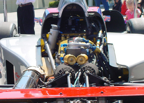 Rear View of Toyota Atlantic Car