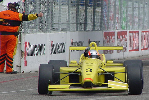 Aaron Justus Celebrates Second Place