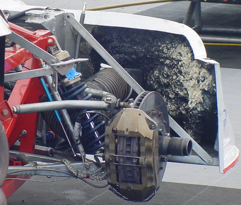 Closeup View of Right Corner of Trans-Am Car