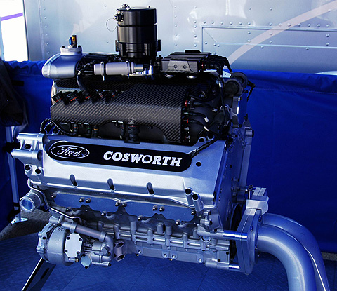 Ford Cosworth Engine on Stand