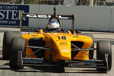 Graham Rahal in Action