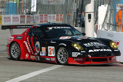 Panoz Esperante GTLM GT2 Driven by Bill Auberlen and Joey Hand in Action