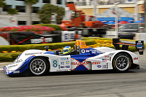 Lola B07-46/Mazda LMP2 Driven by Ben Devlin and James Bach in Action