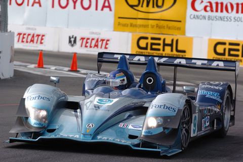 Acura ARX-01a LMP2 Driven by Stefan Johansson and David Brabham in Action