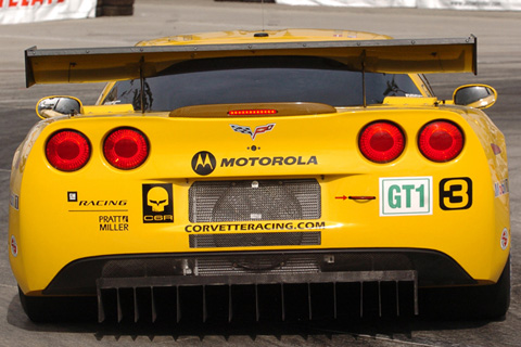 Corvette C6-R GT1 Driven by Jan Magnussen and Johnny O'Connell in Action