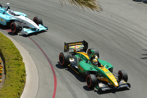 Simon Pagenaud Leads Graham Rahal