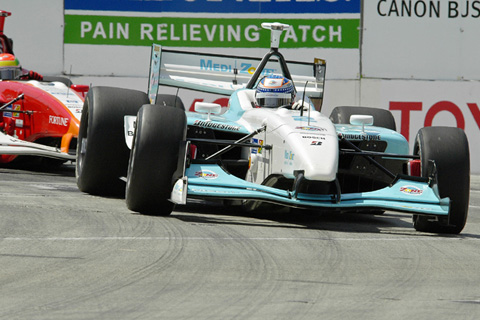 Graham Rahal Leads Justin Wilson