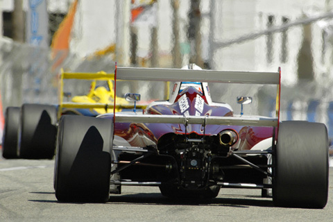 Rear Views of Cars Going Away