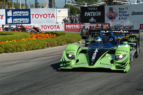 Acura ARX-01b LMP2 Driven by David Brabham and Scott Sharp in Action