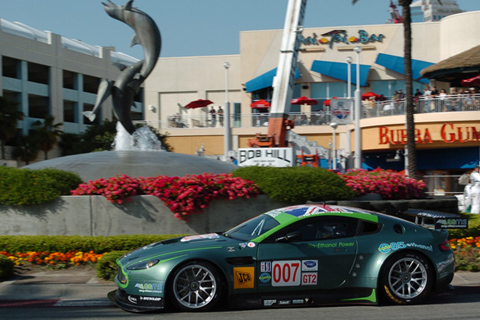 Aston Martin Vantage GT2 Driven by Jonny Cocker and Paul Drayson in Action