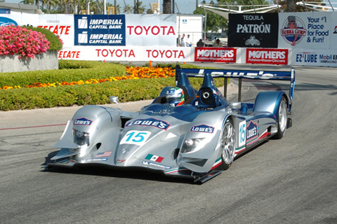 Acura ARX-01b LMP2 Driven by Adrian Fernandez and Luis Diaz in Action