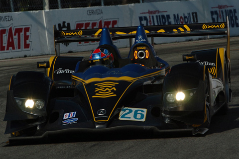 Acura ARX-01b LMP2 Driven by Bryan Herta and Christian Fittipaldi in Action