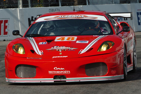 Ferrari F430 GT GT2 Driven by Gunnar Jeannette and Johnny Mowlem in Action