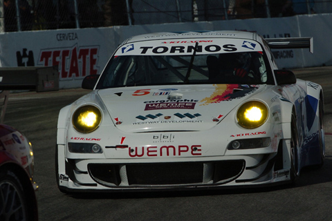 Porsche 911 GT3 RSR GT2 Driven by Nathan Swartzbaugh, Craig Stanton and Ruben Carrapatoso in Action