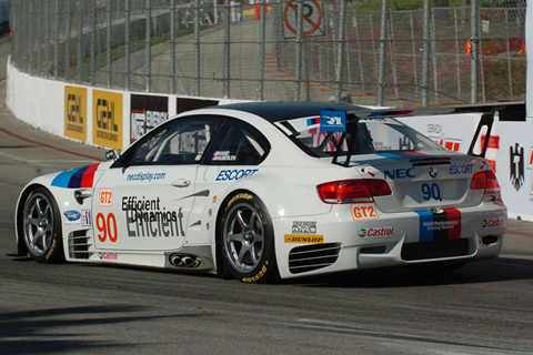 BMW E92 M3 GT2 Driven by Bill Auberlen and Joey Hand in Action