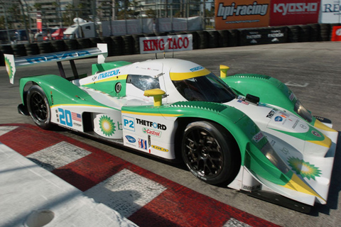 Lola B09/86-Mazda LMP2 Driven by Butch Leitzinger and Marino Franchitti in Action