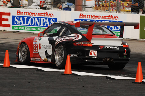 Porsche 911 GT3 C Driven by Bret Curtis and James Sofronas in Action