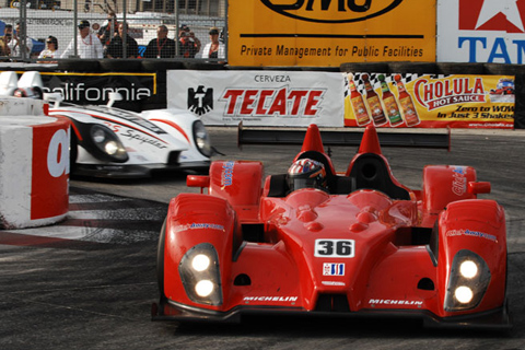 Oreca FLM09 LMPC Driven by JR Hildebrand and Tom Sutherland in Action