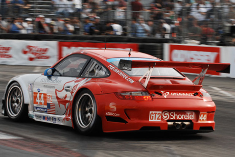 Porsche 911 RSR GT Driven by Darren Law and Seth Neiman in Action