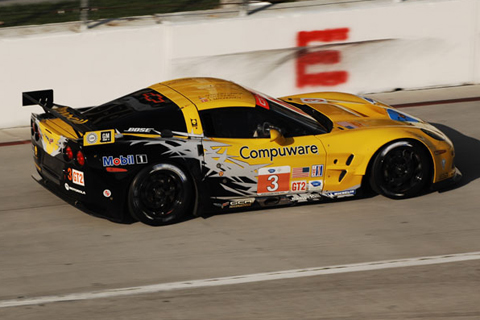 Chevrolet Corvette GT Driven by Jan Magnussen and Johnny O'Connell in Action