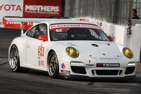 Porsche 911 GT3 C Driven by Timothy Pappas and Jeroen Bleekemolen in Action