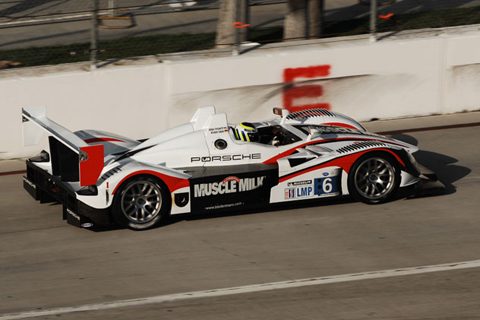 Porsche RS Spyder LMP Driven by Greg Pickett and Klaus Graf in Action