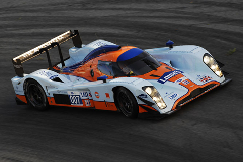 Lola B09 60 Aston Martin LMP Driven by Harold Primat and Adrian Fernandez in Action