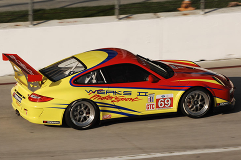 Porsche 911 GT3 C Driven by Robert Rodriguez and Galen Bieker in Action