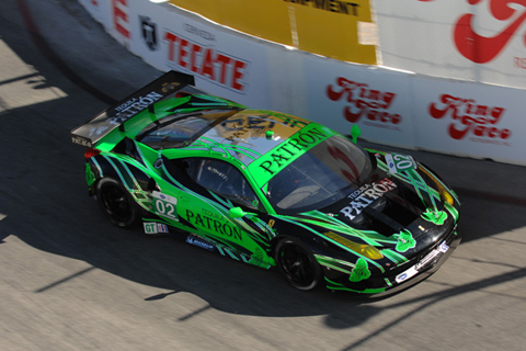 Ferrari 458 Italia GT Driven by Ed Brown and Guy Cosmo in Action