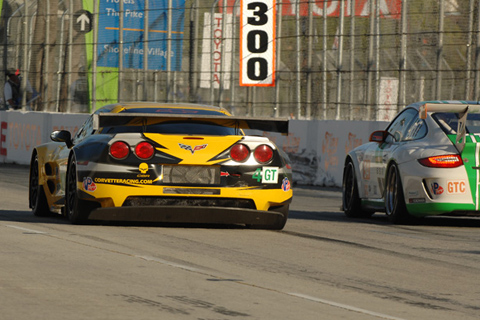 Chevrolet Corvette Z GT Driven by Oliver Gavin and Jan Magnussen in Action