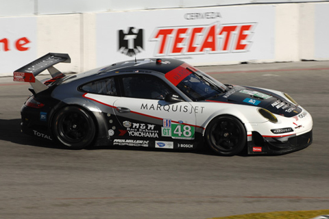 Porsche 911 GT3 RSR GT Driven by Bryce Miller and Sascha Maassen in Action