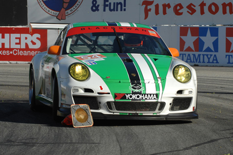 Porsche 911 GT3 Cup GTC Driven by Tim Pappas and Jeroen Bleekemolen in Action