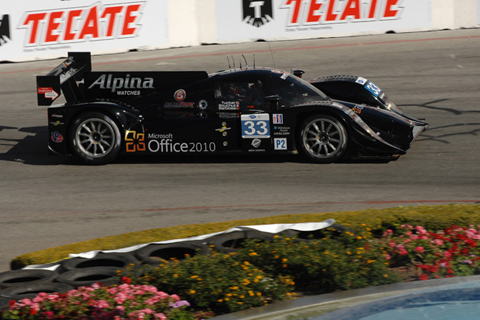 Lola Honda LMP2 Driven by Scott Tucker and Christophe Bouchut in Action