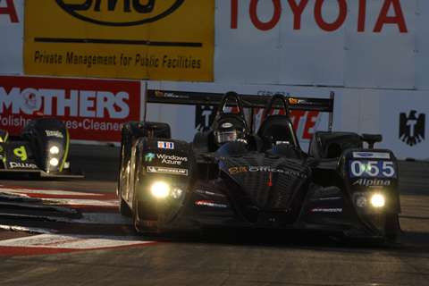 Lola Honda LMP2 Driven by Scott Tucker and Luis Diaz in Action