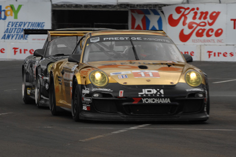 Porsche 911 GT3 Cup GTC Driven by Chris Cumming and Michael Valiante in Train