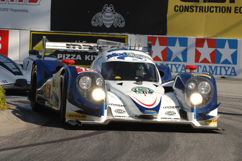 Lola B12/60 Mazda LMP1 Driven by Chris Dyson and Guy Smith leading Honda