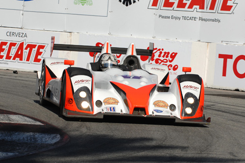 Oreca FLM09 LMPC Driven by James Kovacic and Tony Burgess in Action