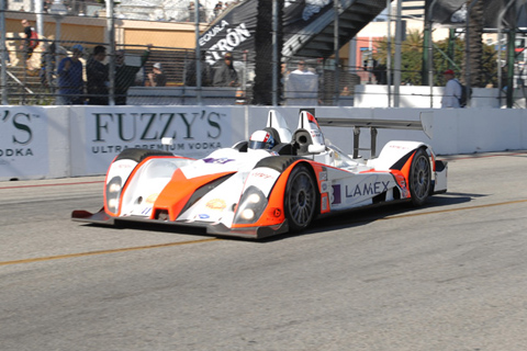 Oreca FLM09 LMPC Driven by Kyle Marcelli and Antonio Downs in Action