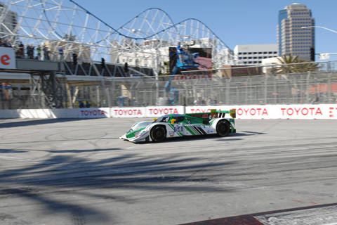 Lola B11/80 HPD LMP2 Driven by Timothy Pappas and Jeroen Bleekemolen in Action