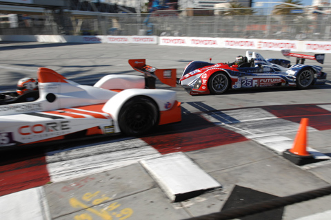 Oreca FLM09 LMPC Driven by Henri Richard and Duncan Ende in Action