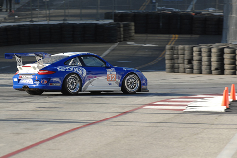Porsche 911 GT3 Cup GTC Driven by James Sofronas and Alex Walsh in Action