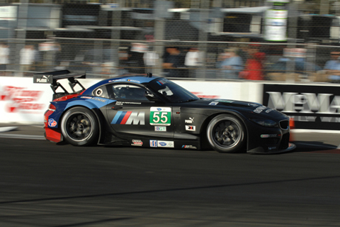 BMW Z4 GTE GT Driven by Bill Auberlen and Maxime Martin in Action