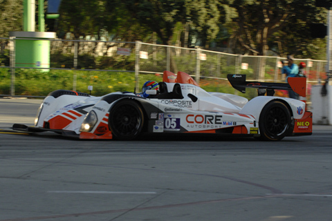 Oreca FLM09 LMPC Driven by Jonathan Bennett and Colin Braun in Action