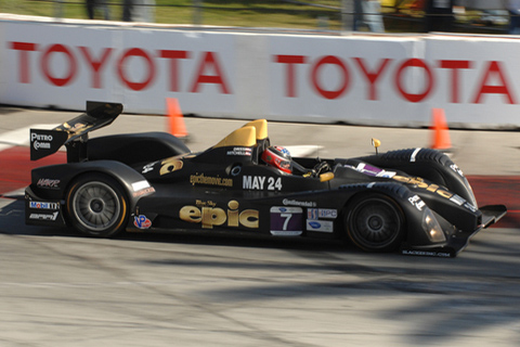 Oreca FLM09 LMPC Driven by Tomy Drissi and Rusty Mitchell in Action