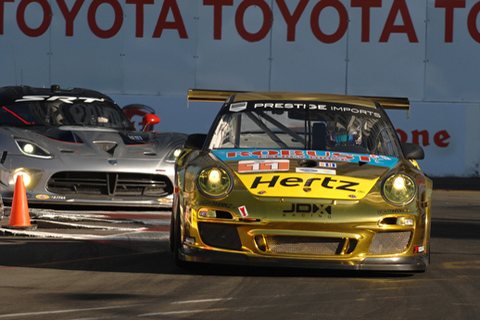 Porsche 911 GT3 Cup GTC Driven by Mike Hedlund and Jan Heylen in Action