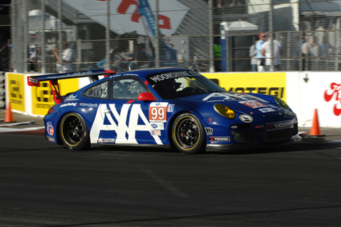 Porsche 911 GT3 Cup GTC Driven by David Calvert-Jones and Ted Ballou in Action